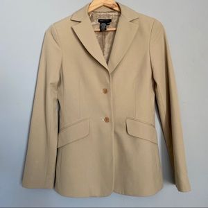 BCBGMAXAZRIA Business Blazer Tan